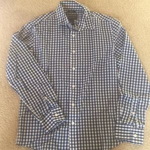 American Rag, blue stripe button down shirt